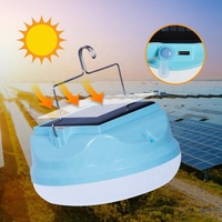 Ampoule solaire 30W 50W 60W Lanterne solaire étanche pour l'extérieur, rechargeable, éclairage d'urgence pour le camping, ampoule LED