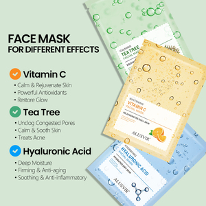 <span class=keywords><strong>Masque</strong></span> facial apaisant anti-acné à l'arbre à thé coréen naturel, marque privée, avec <span class=keywords><strong>acide</strong></span> <span class=keywords><strong>hyaluronique</strong></span>, soin de la peau, vente en gros - Product Image 4