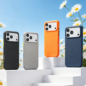 Coque de téléphone style pois pour iPhone 17 16 15 14 Pro Max, 4 couleurs, protection intégrale, flocage antidérapant, antichoc - Product Image 3