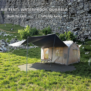 Vente flash, tente gonflable de haute qualité, grande, 420 D Oxford, 4 saisons, imperméable, avec installation rapide pour <span class=keywords><strong>le</strong></span> glamping - Product Image 2