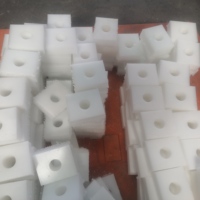 Bloc Coulissant en Plastique Uhmwpe/Nylon Personnalisé Blocs Solides Rectangulaires en Polyéthylène UHMW pour l'Usinage
