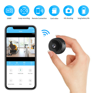 Mini <span class=keywords><strong>Cámara</strong></span> <span class=keywords><strong>A9</strong></span> Inalámbrica WIFI 1080p HD IP, Visión Nocturna, Grabadora de Video y Voz, con Tarjeta de Memoria de 32G - Product Image 2