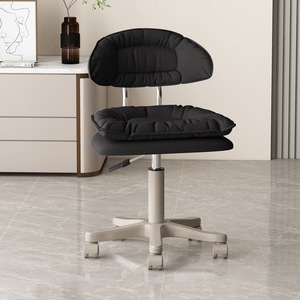 Manicurist Professional <b>Chair</b> Protect Back Nail Shop <b>Leather</b> Silent Rolling <b>Chair</b> With Wheels Portable <b>Chair</b> - Product Image 3