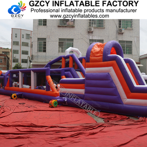 Venta caliente carrera de obstáculos inflable para adultos equipo de patio interior - Product Image 3