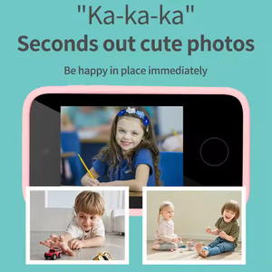 Teléfono inteligente para niños al por mayor funda de teléfono de silicona azul Cámara juegos MP3 juguete de aprendizaje inteligente para niños lindo Mini teléfono - Product Image 6