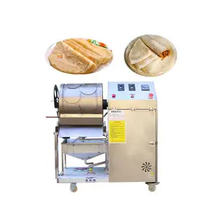 Oeuf injera faisant à vendre la machine automatique de fabricant de peau de rouleau de ressort de forme personnalisée de cuisson de feuille de Samosa de gaz