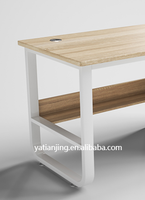 Bureau d'ordinateur convertible moderne de luxe en acier inoxydable pour la maison, le bureau, la chambre à coucher et l'étude