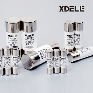 Xdele hình trụ <span class=keywords><strong>HRC</strong></span> cầu chì loạt cầu chì liên kết RT18-32 cầu chì gốm điện áp thấp 10x38 500V - Product Image 4