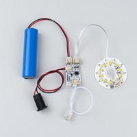 Lampe de table LED rechargeable avec entrée Type-C, 3W, IP20, à intensité variable, pour lecture sur bureau, avec interrupteur tactile et carte PCB