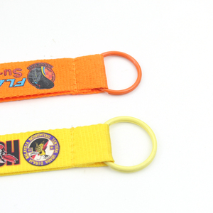 OEM Sản Xuất Sinh Thái Thân Thiện <span class=keywords><strong>Carabiner</strong></span> Móc Dây Buộc Vòng Chìa Khóa Biểu Tượng Tùy Chỉnh Dây Đeo Ngắn Dây Buộc Với Logo Tùy Chỉnh Keychain - Product Image 5