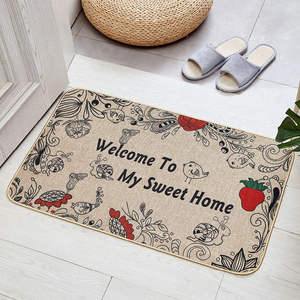 Tapis <span class=keywords><strong>de</strong></span> bain moderne en lin antidérapant à fond en caoutchouc résistant aux taches tapis <span class=keywords><strong>de</strong></span> <span class=keywords><strong>pied</strong></span> <span class=keywords><strong>de</strong></span> porte <span class=keywords><strong>de</strong></span> cuisine pour usage domestique pour sol <span class=keywords><strong>de</strong></span> lavabo <span class=keywords><strong>de</strong></span> salle <span class=keywords><strong>de</strong></span> bain - Product Image 3