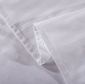 Suave de lujo <span class=keywords><strong>Boutique</strong></span> Resort fábrica de satén 300-800 hilo blanco gris Color hoja de cama Hotel - Product Image 2
