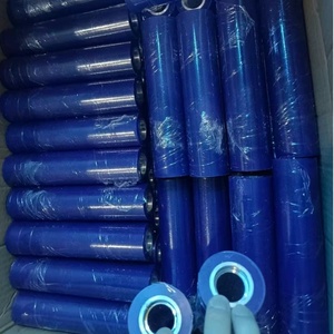 Rueda de poliuretano PU30 para línea transportadora, con doble rodamiento, núcleo de hierro, silenciosa, antidesgaste, recubierta de caucho, rueda de alimentación de caucho - Product Image 5