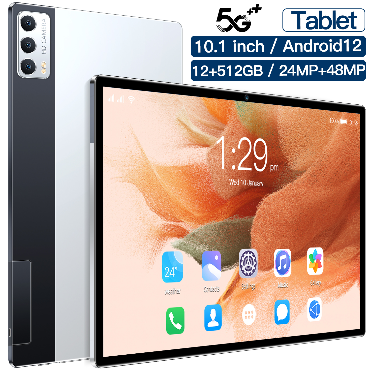 Android12 タブレット 10インチ 12GB RAM+512GB ROM Amazon.co.jp: Android 12 タブレット 10インチ12GB 512GB 10
