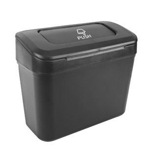 Caja de Almacenamiento Universal para Auto Carfu, de Plástico Negro, con Gancho para Colgar en la Puerta, Kit Interior para Vehículo - Product Image 1