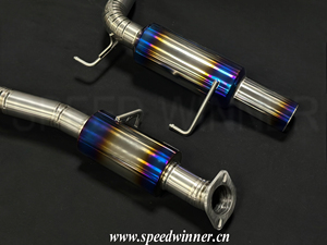 צינורות פליטה בעלי ביצועים גבוהים מערכת פליטה טיטניום CatBack להונדה S2000 AP1 AP2 משתיק קול פליטה יחיד יציאה - Product Image 5