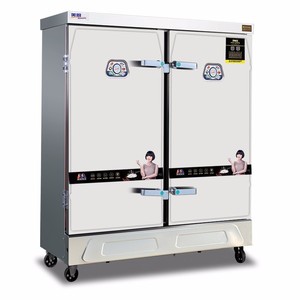 เตาอบไอน้ำสแตนเลสอัตโนมัติเต็มรูปแบบ <span class=keywords><strong>Meichu</strong></span> Commercial Electric สำหรับนึ่งข้าว ซาลาเปา ผัก - รถเข็นครัวโรงอาหาร - Product Image 1