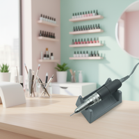 Micromoteur portable électrique professionnel 2,5 N.cm pour ponceuse à ongles, 25 000 tr/min