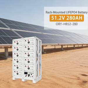 ตู้แบตเตอรี่ GSL ENERGY ORY-HR12-280 172.03กิโลวัตต์ชั่วโมง 280แอมป์ชั่วโมง 51.2โวลต์ แบตเตอรี่ลิเธียมไอรอนฟอสเฟตแรงดันสูง ระบบจัดเก็บพลังงานอุตสาหกรรม - Product Image 1