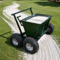 Machine adaptative de remplissage de sable pour gazon synthétique, répondant aux besoins de remplissage de gazon sur les phases de construction des terrains de sport