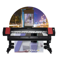Zoomjet precio de fábrica 1,8 m 6ft gran formato Eco solvente impresora XP600 I3200 DX5 para vinilo Banner tienda de impresión