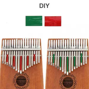 01 Factory Directly Export Hot Sale Wholesale Price Portable Handicraft 17-Tone Mini Wooden Kalimba Thumb Piano For Gift