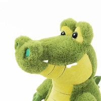 Peluche crocodile anti-stress pour enfants, jouet électrique, couleur verte