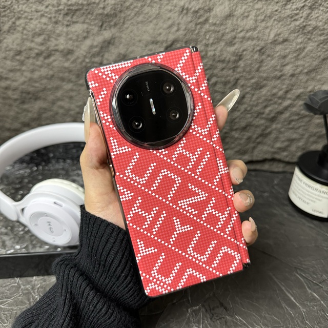 New Design Gilded Letters Central Axis Phone case for Huawei Mate X5/MATE X6 Shockproof Protective Case