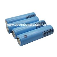 Batterie QB18650 3200mAh 3.6V 3.7V 10A NCM Anode LiMn2O4 Cathode, certifiée KC/CE, 500 cycles, garantie 6 mois, pour perceuses, UPS, EV, vélos électriques
