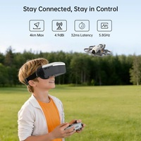Lunettes FPV Walksnail Ascent HD avec écran LCD 4,5 pouces 1080P et antenne à gain élevé 4,9 dBi pour drones et voitures RC