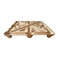 Palette en bois simple face antidérapante FOREST, taille personnalisable, charge dynamique 2,5T, entrée 4 directions, hauteur de fourche 90mm, stockage industriel