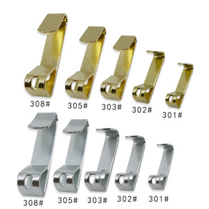 Novelty Hooks Carbon Steel Wall Mounted Polygon Shape For Behind Doors On Walls 15 20kg Weight Capacity Plated Iron Hardware - Product Image 2