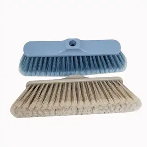 Vassoura de plástico para chão, produtos de limpeza removíveis com cabeça de vassoura, escova para chão