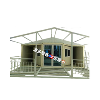 Maison conteneur mobile à double aile extensible pour hôtels, bureaux, villas et immeubles de bureaux - Conception de ferme résistante au vent et imperméable