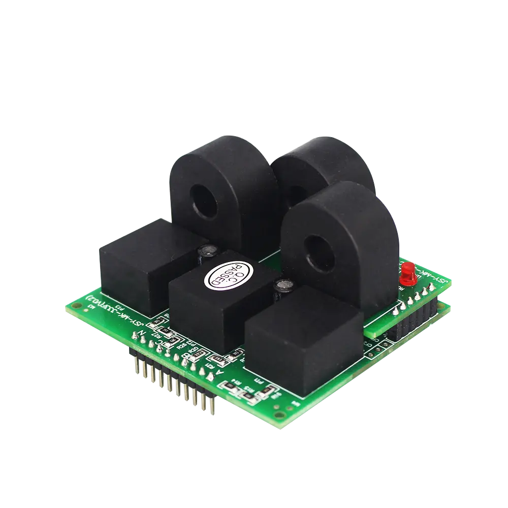 Medidor de energía bidireccional Rs485 utilizado para recoger corriente trifásica y voltaje AC DC pinza amperimétrica