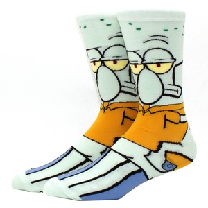Chaussettes fantaisie drôles pour hommes en gros Personnages de logo personnalisé Chaussettes en coton Crew Anime Comics Fashion <span class=keywords><strong>Crazy</strong></span> Knitting Cartoon - Product Image 4