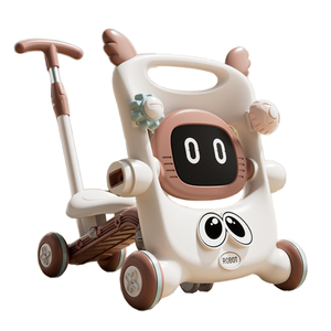 Andador para Bebés con Múltiples Ajustes, Andador <span class=keywords><strong>de</strong></span> Cuatro Ruedas con Luces y Música, Antivuelco, para Bebés <span class=keywords><strong>de</strong></span> 0 a 4 Años - Product Image 5