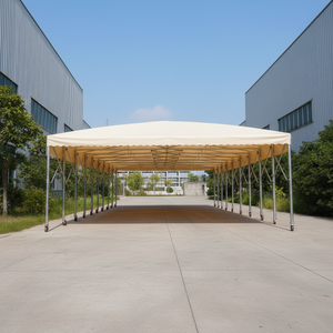 Tente de garage pliable et mobile à toit coulissant, <span class=keywords><strong>abri</strong></span> de stockage <span class=keywords><strong>pour</strong></span> voiture, <span class=keywords><strong>tunnel</strong></span>, entrepôt, au meilleur prix d'usine - Product Image 1