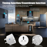 Enchufe de Viaje Universal GIET Graffiti WiFi Smart Socket - Enchufe de Reino Unido y Estados Unidos a Enchufe Universal, Interruptor Temporizador y Control por Voz