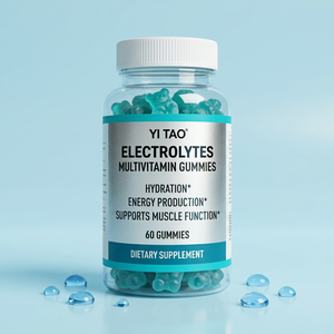 Electrolytes Multivitamin Gummies 60 Count Dietary Supplement Supports Hydration Energy Production Muscle Function - Product Image 1