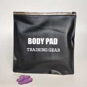 Tùy Chỉnh Thực Hiện Matt Đen <span class=keywords><strong>Pouch</strong></span> Đen Zip Pvc Túi Cho Đào Tạo Bánh Bao Bì - Product Image 2