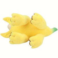 Peluche Dinosaure Banane, Animal en Peluche Brachiosaurus en Forme de Fruit à Col Long pour Enfants, Logo Personnalisé, Vente en Gros OEM ODM