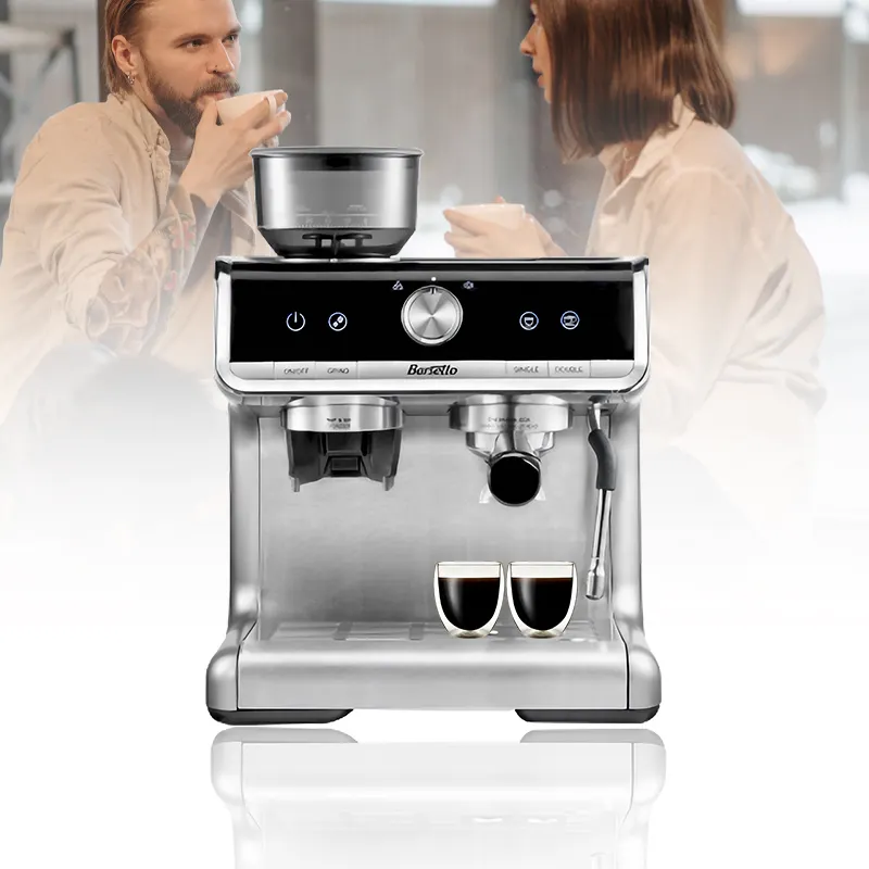 Nieuwe Ontwerp Bes878bss De Barista Pro Cafe Breville Koffie Filter Espresso Machine Met Bom/One-Stop Service