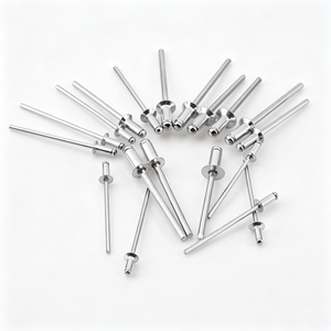 Remaches ciegos de aluminio con cabeza avellanada y extremo abierto GB12617, remaches de aluminio para ensamblaje industrial, suministro de fábrica - Product Image 1