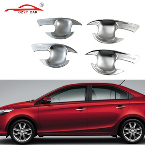 Cubierta de manija de puerta para Toyota Yaris 2014-2018, cubierta de manija de puerta VIOS, accesorios ABS cromados para coche - Product Image 4