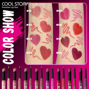 Ensemble de maquillage pour les <span class=keywords><strong>lèvres</strong></span> européen et américain transfrontalier (lipliner + <span class=keywords><strong>rouge</strong></span> <span class=keywords><strong>à</strong></span> <span class=keywords><strong>lèvres</strong></span>) Maquillage imperméable longue durée - Product Image 3