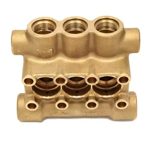Custom China Hot Forging Manufacturer Material Brass Hot Forgings For High Pressure Washer Pump Head