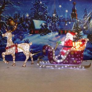 حديقة الديكور عيد الميلاد ضوء مزلقة في الهواء الطلق للماء ضوء عيد الميلاد مزلقة هدايا عيد الميلاد الفاخرة - Product Image 2