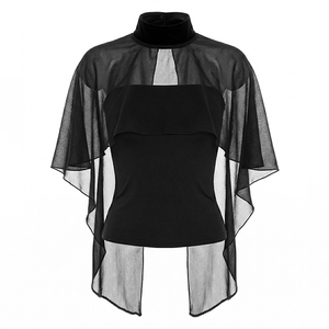 Viviblook Y26TP167 Top Casual de Verano para Mujer, Nuevo Top Transparente con Tirantes y Cintura Ajustada para Damas - Product Image 6
