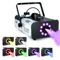 Machine à fumée 1500W en gros avec télécommande RVB 3in1 DMX Machine à brouillard de fumée de scène professionnelle pour la fête en boîte de nuit